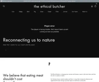 Ethicalbutcher.co.uk(The Ethical Butcher) Screenshot