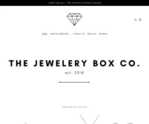 Ethicaldiamonds.co(The Jewelery Box) Screenshot