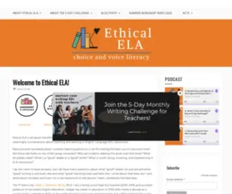 Ethicalela.com(For teachers by teachers) Screenshot