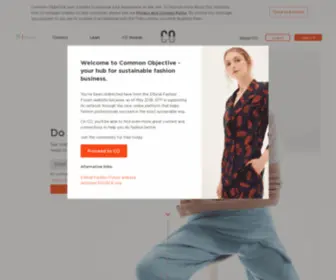 Ethicalfashionforum.com(Sustainable Fashion) Screenshot