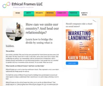 Ethicalframes.com(Ethical Frames LLC) Screenshot