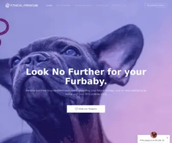Ethicalfrenchie.com(Ethical Frenchie) Screenshot
