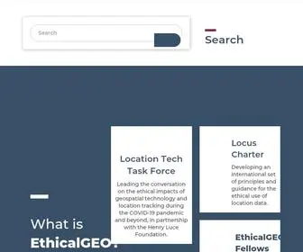Ethicalgeo.org(Home) Screenshot