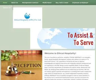 Ethicalhospitality.com(Ethical Hospitality) Screenshot