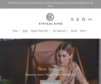 Ethicalkind.com(Ethical Kind) Screenshot