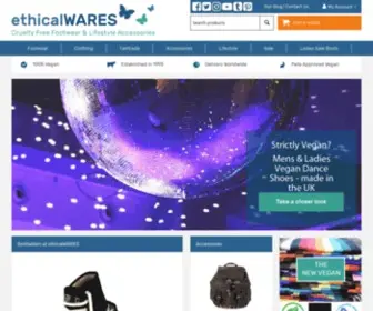 Ethicalwares.com(Ethical Wares) Screenshot