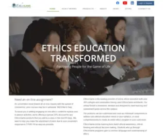 Ethicsgame.com(Corporate Ethics Training) Screenshot