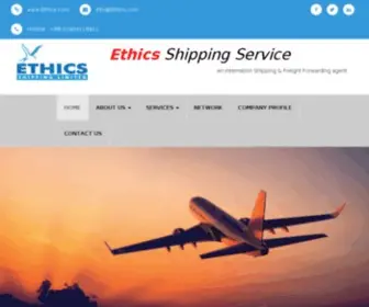 Ethicslimited.com(Ethics Shipping Ltd) Screenshot