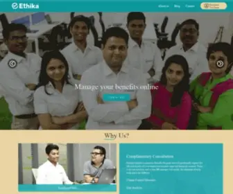 Ethika.co.in(Best Insurance Brokers in India) Screenshot