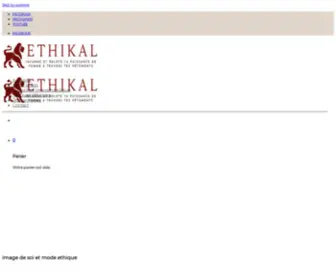 Ethikal.org(Blog mode éthique) Screenshot