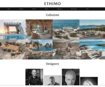 Ethimo.com(Italian garden furniture) Screenshot