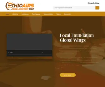 Ethioairstrading.com(Ethioairs trade and investment) Screenshot