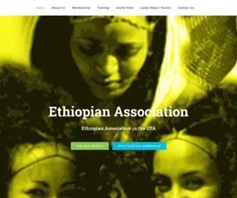 Ethioassociation.org(Ethiopian Association Toronto) Screenshot