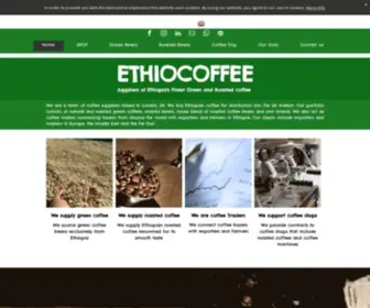 Ethiocoffeeimporters.com(EthioCoffee Importers & Distributors) Screenshot