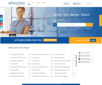 Ethiojobs.com(New Jobs in Ethiopia 2023) Screenshot