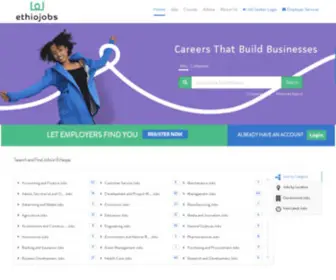 Ethiojobs.net(New Jobs in Ethiopia 2023) Screenshot
