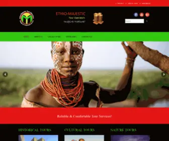 Ethiomajestic.com(Ethio-Majestic Tour Operators) Screenshot