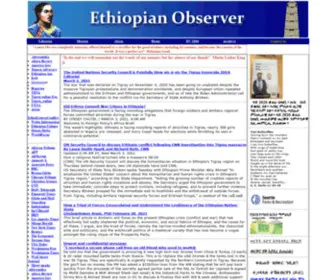 Ethioobserver.net(Ethio Observer) Screenshot