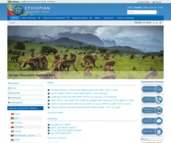 Ethiopia.gov.et(Ethiopia Government Portal) Screenshot