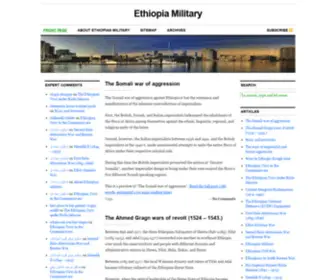 Ethiopiamilitary.com(Ethiopia Military) Screenshot