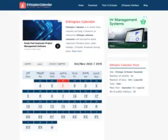 Ethiopiancalendar.net(Ethiopian calendar converter) Screenshot