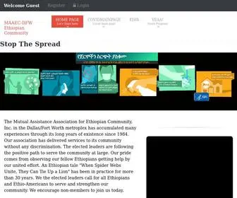 Ethiopiancommunitydfw.org(Ethiopian Community in DFW) Screenshot