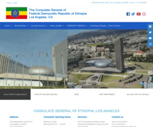 Ethiopianconsla.org(Ethiopianconsla) Screenshot