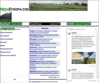 Ethiopians.com(MediaETHIOPIA) Screenshot