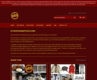 Ethiopianspices.com(Ethiopian Spices) Screenshot