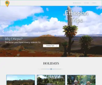 Ethiopiantrips.com(Ethiopian Trips) Screenshot