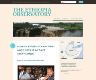 Ethiopiaobservatory.com(THE ETHIOPIA OBSERVATORY (TEO)) Screenshot