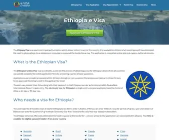 Ethiopiaonlinevisa.com(The Ethiopia visa) Screenshot