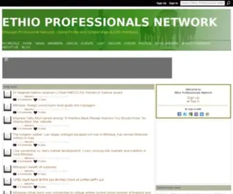 Ethioprofessionals.com(Ethio Professionals Network) Screenshot