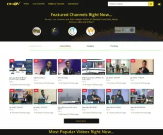 Ethiov.com(Ethiopian Videos and Live channels) Screenshot