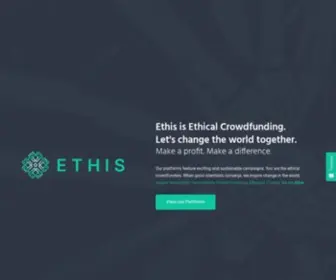 Ethis.co(Ethical Property Crowdfunding) Screenshot