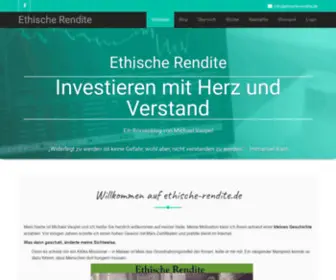 Ethische-Rendite.de(Ethische Rendite) Screenshot