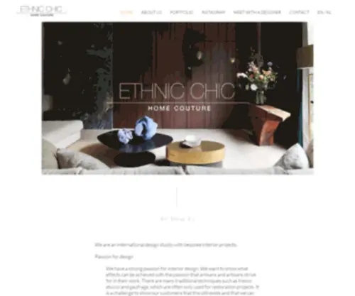 Ethnicchic.com(Ethnic Chic) Screenshot