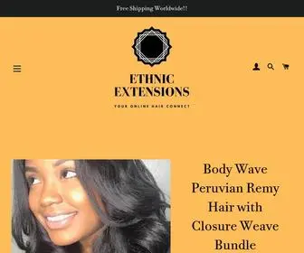 Ethnicextensions.com(Ethnic Extensions) Screenshot
