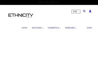 Ethnicitycosmetics.com(Ethnicity Cosmetics) Screenshot