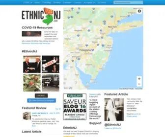 Ethnicnj.com(Find New Jersey's best food) Screenshot