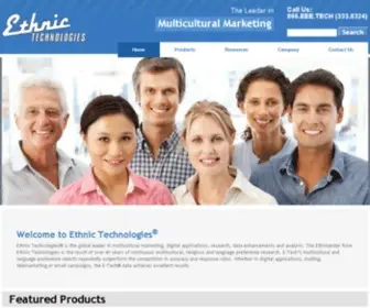 Ethnictechnologies.com(Ethnic Technologies) Screenshot