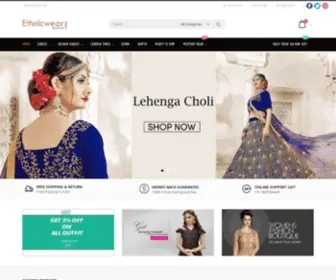 Ethnicwearsarees.com(Buy Online Women Ethnic Store) Screenshot