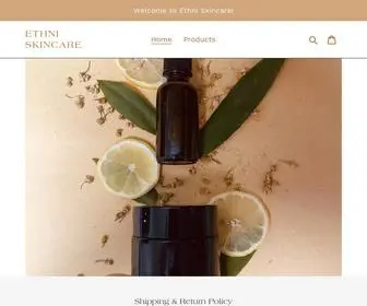 Ethniskincare.com(Ethni Skincare) Screenshot