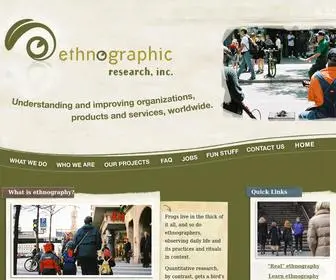 Ethnographic-Research.com(Ethnographic Research) Screenshot