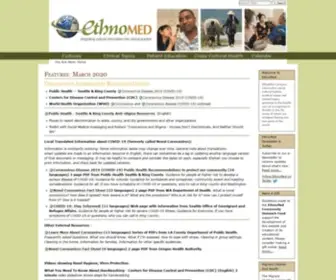 Ethnomed.org(March 2020) Screenshot