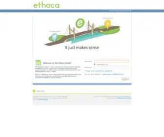 Ethocaweb.com(Ethoca portal) Screenshot