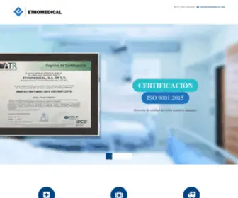 Ethomedical.com(ETHOMEDICAL) Screenshot