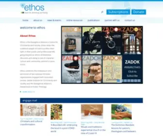 Ethos.org.au(EA Centre for Christianity and Society) Screenshot