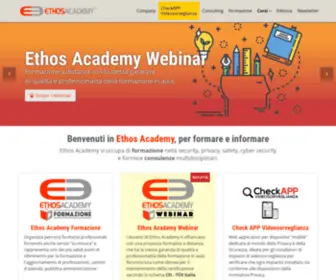 Ethosacademy.it(Ethos Academy) Screenshot