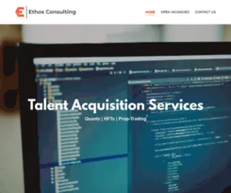 Ethosconsultingsolutions.com(Ethos Consulting) Screenshot